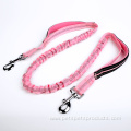 Duty Double Padded Handles Nylon Bungee Dog Leash